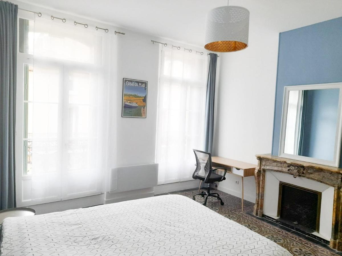 Bright And Modern 3-Bedroom Apartment, 90M2 With Air Condition, In Béziers Exterior foto